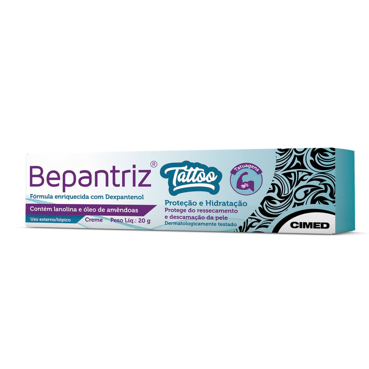Bepantriz Tatto Creme para Proteção e Hidratação de Tatuagens 20g Cimed Bepantriz Tatto Creme para Proteção e Hidratação de Tatuagens 20g Cimed