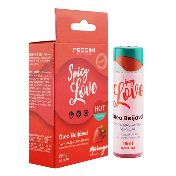 Spicy Love Morango 15ml Pessini - Miess