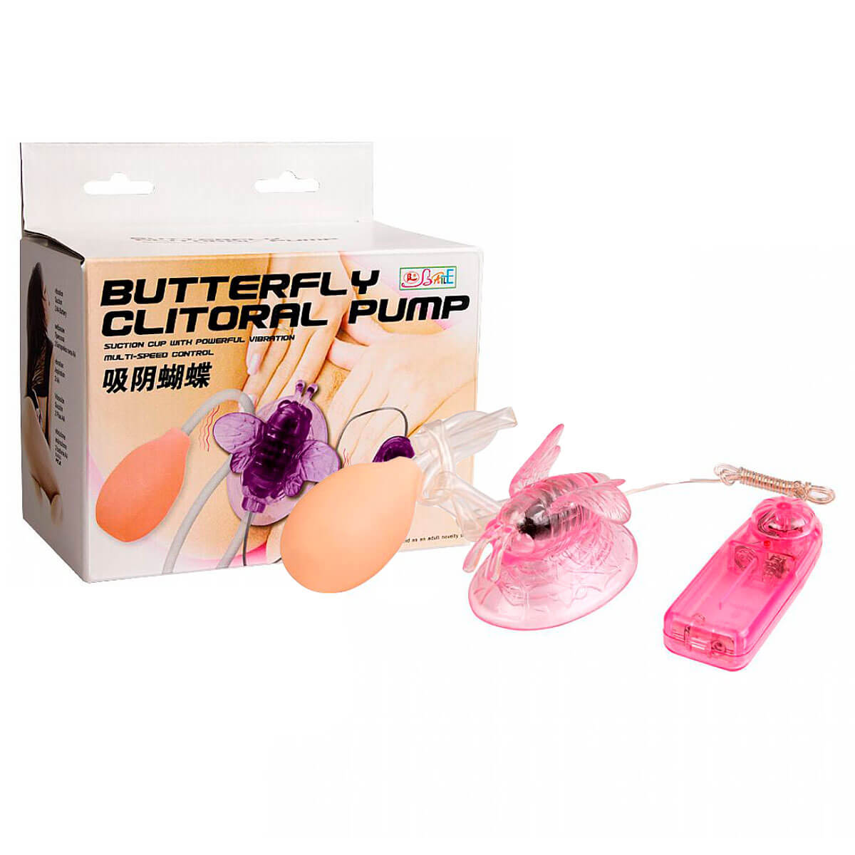Butterfly Clitoral Pump Bomba de Sucção Vaginal com Vibrador Miss Collection