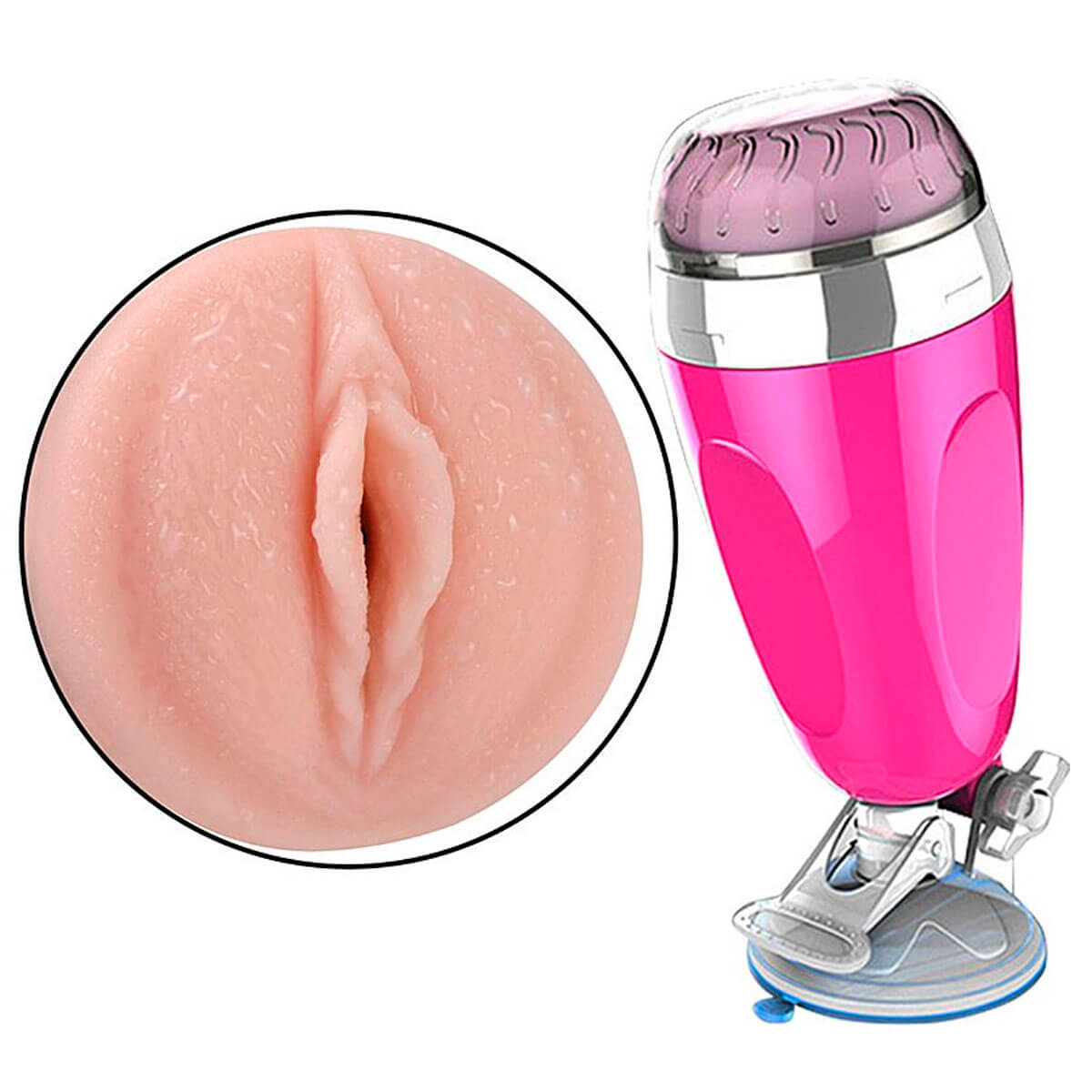 X5 Cup Masturbador Lanterna Masculino em Formato de Vagina com Ventosa Sexy Import