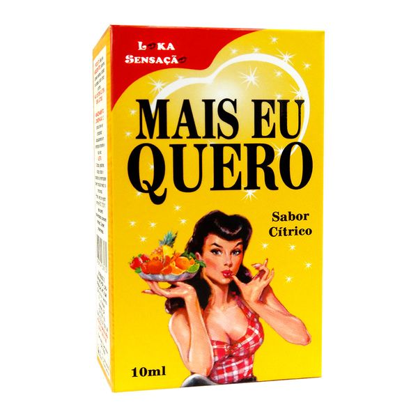 Mais Eu Quero Bala Gel Sabor Cítrico 10ml Loka Sensação