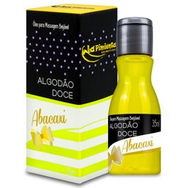 Algodão Doce Óleo para Massagem Beijável de Abacaxi Hot 35ml La Pimienta