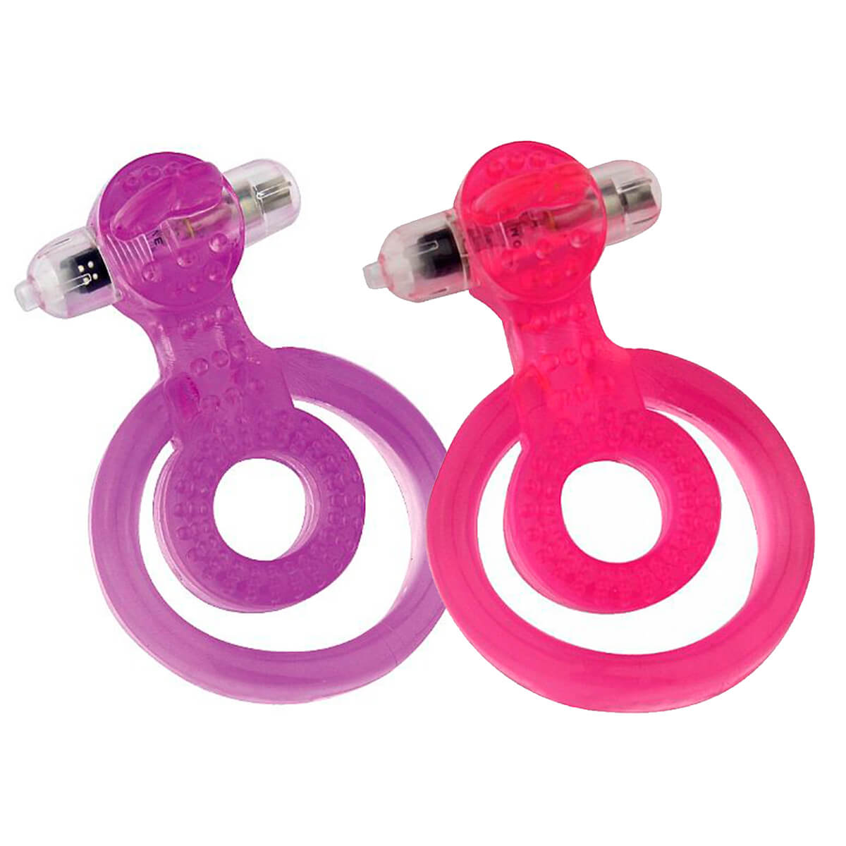 Anel Peniano Duplo Com Vibrador Double Ring Sexy Import