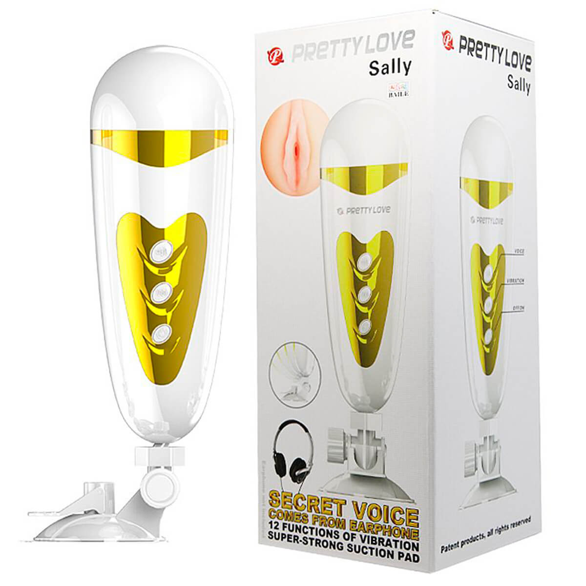 Pretty Love Sally Lanterna Vagina em Cyberskin com Vibrador e Voz Sexy Import Pretty Love Sally Lanterna Vagina em Cyberskin com Vibrador e Voz Sexy Import