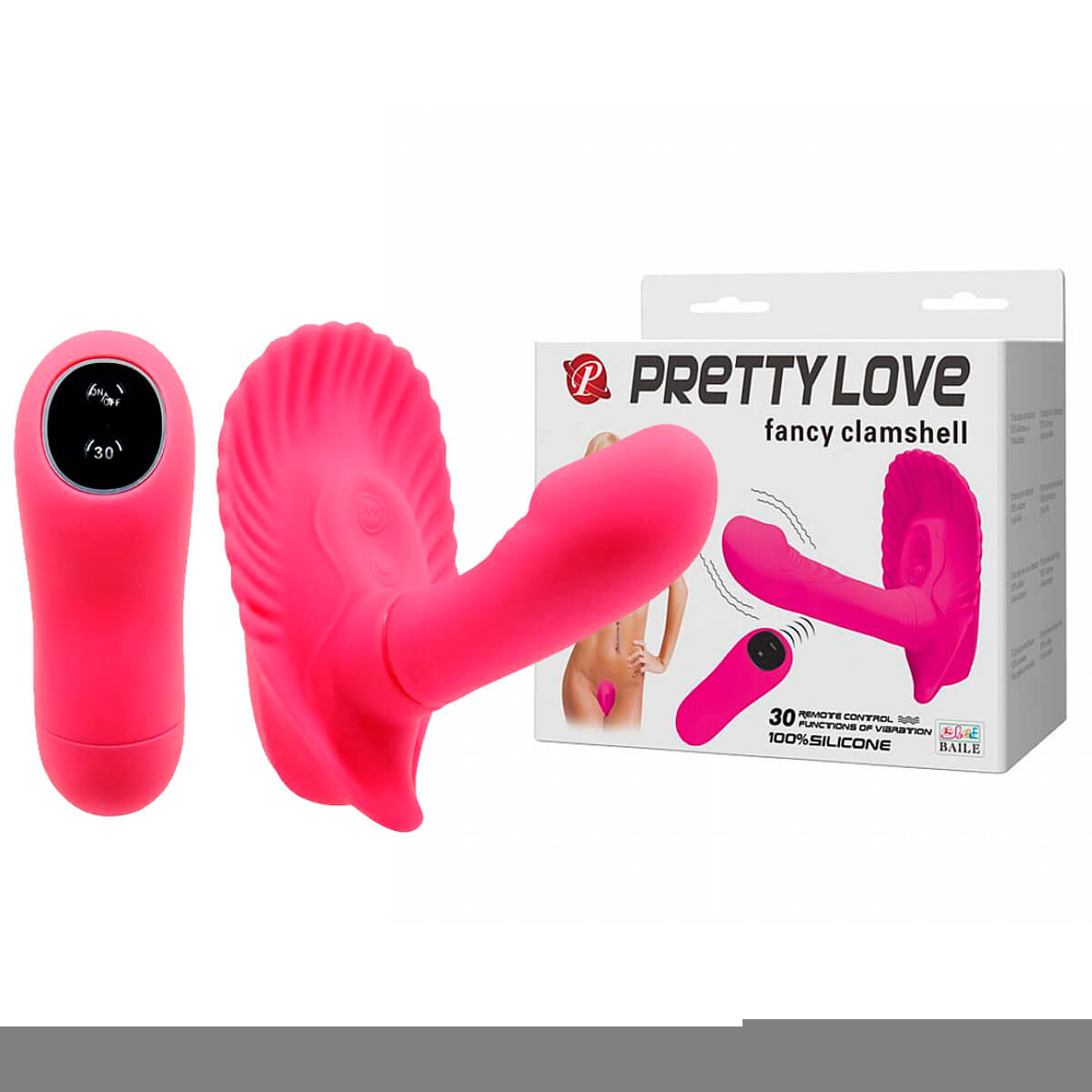 Pretty Love Fancy Clamshell Massageador de Ponto G Miss Collection Pretty Love Fancy Clamshell Massageador de Ponto G Miss Collection