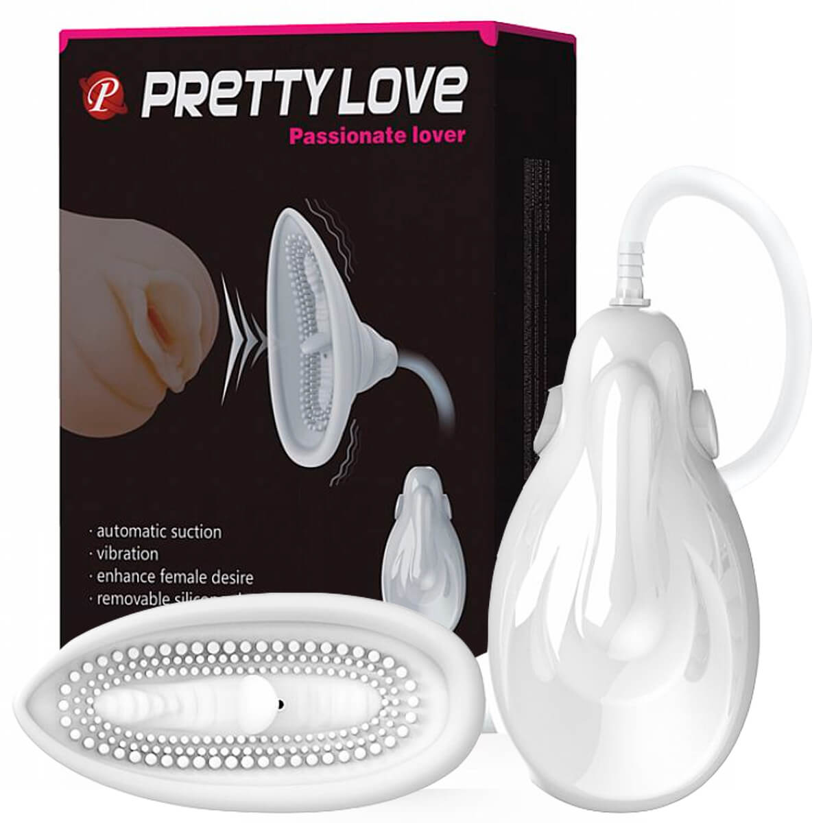 Pretty Love Passionate Lover Estimulador Clitoriano com Sucção Sexy Import Pretty Love Passionate Lover Estimulador Clitoriano com Sucção Sexy Import