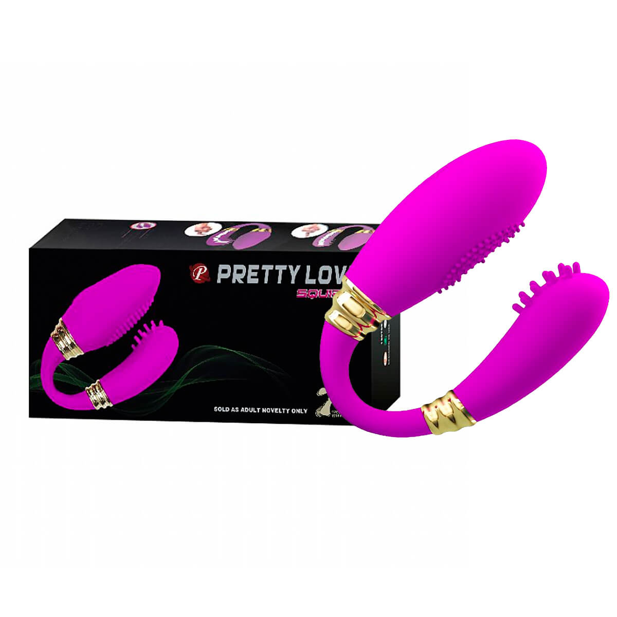 Pretty Love Squirm Vibrador para Casal com Estimulador Ponto G Miss Collection