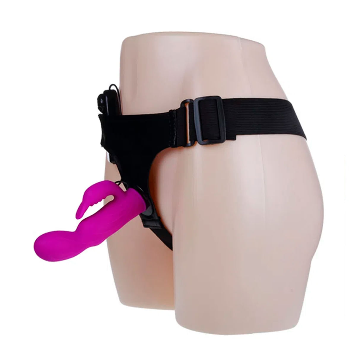 Ultra Harness Cinta com Prótese e Estimulador de Clitóris com Vibro Miss Collection Sexy Import