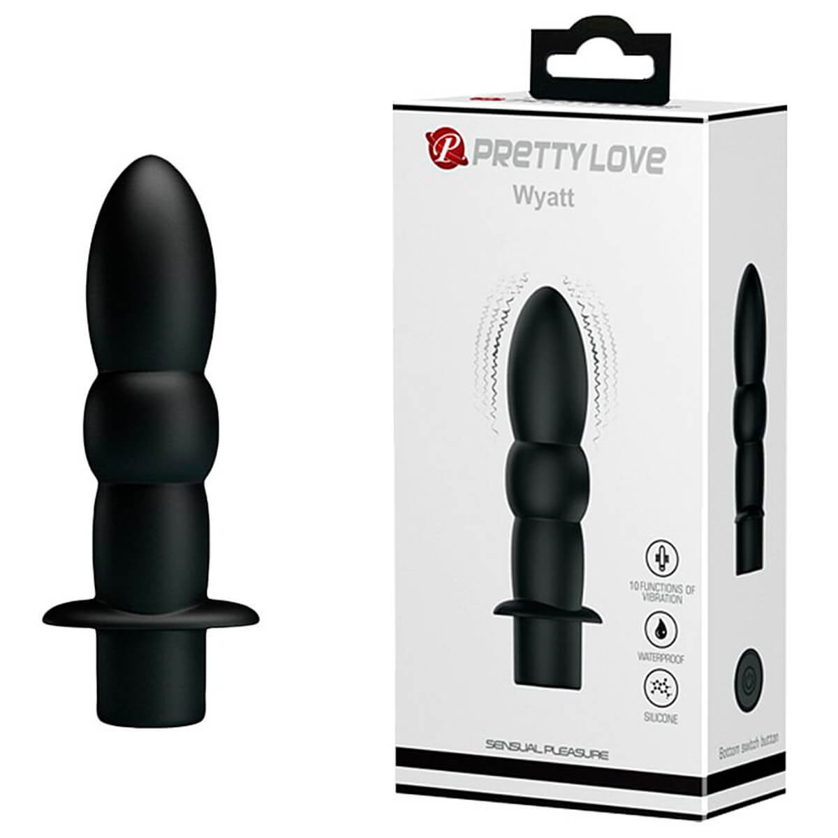 Pretty Love Wyatt Plug Anal com Vibro Sexy Import