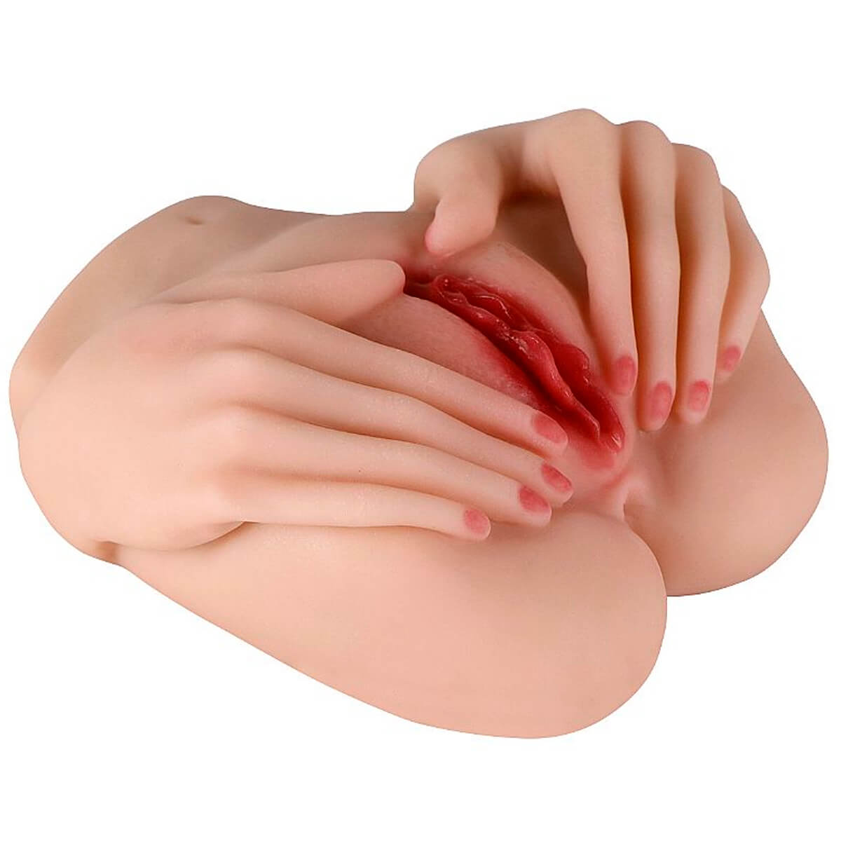 Passion Lady Masturbador Vagina e Ânus Com Mãos Realístico em CyberSkin Miss Collection