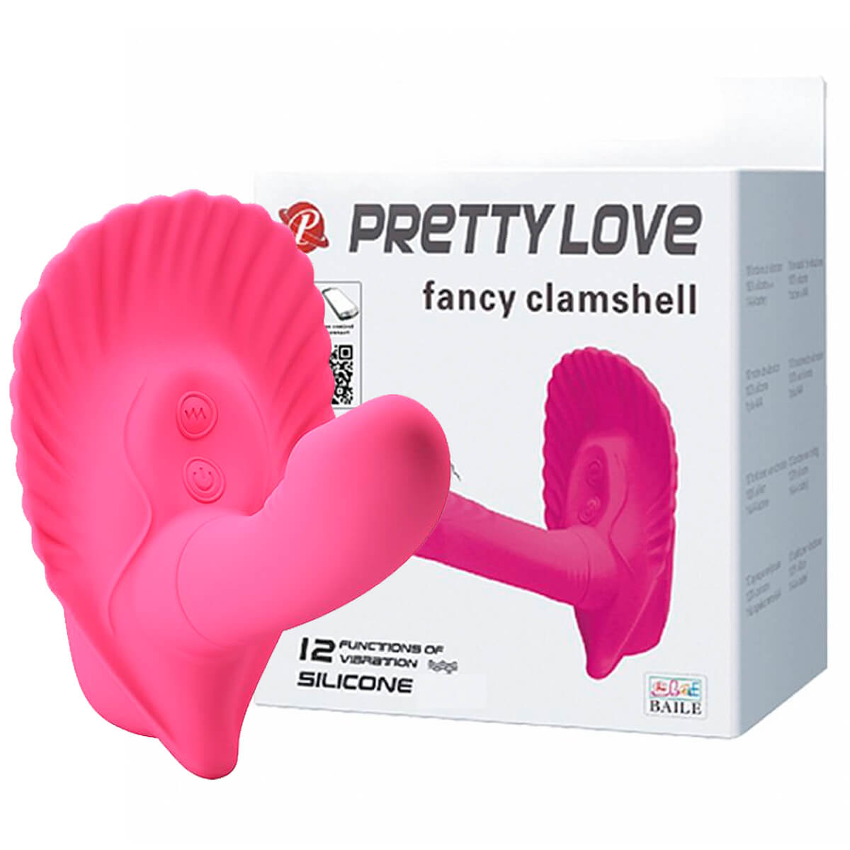 Pretty Love Fancy Clamshell Massageador Ponto G e Clitoris com Conexão via Bluetooth Sexy Import