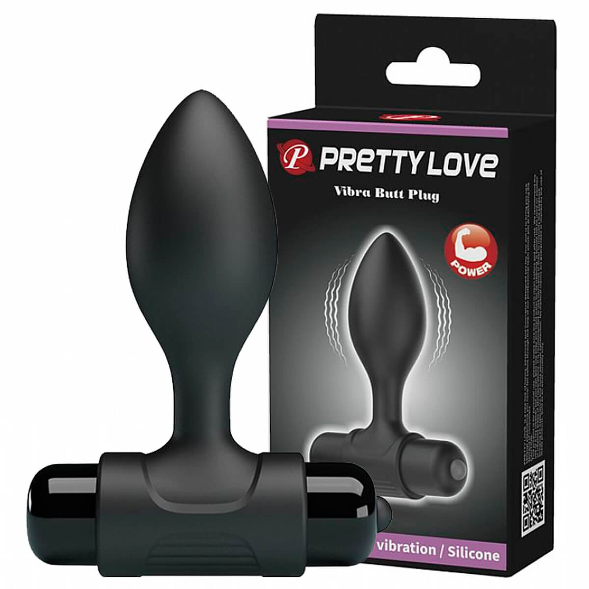 Pretty Love Vibra Butt Plug Anal com 10 Vibrações Miss Collection