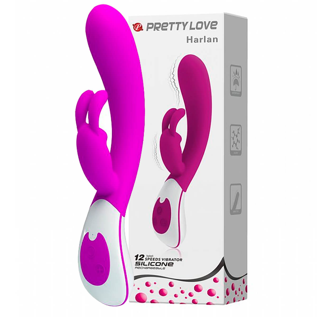 Pretty Love Harlan Vibrador Ponto G com 12 Vibrações Miss Collection Pretty Love Harlan Vibrador Ponto G com 12 Vibrações Miss Collection