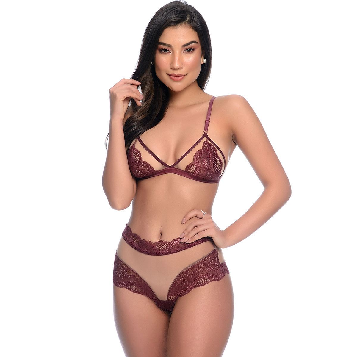 Conjunto Lacradora com Fitas e Tule Patitex