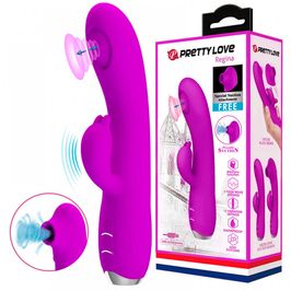Pretty Love Regina Vibrador Jack Rabbit Estimulador Clitoriano Movimento e Sucção Vip Mix