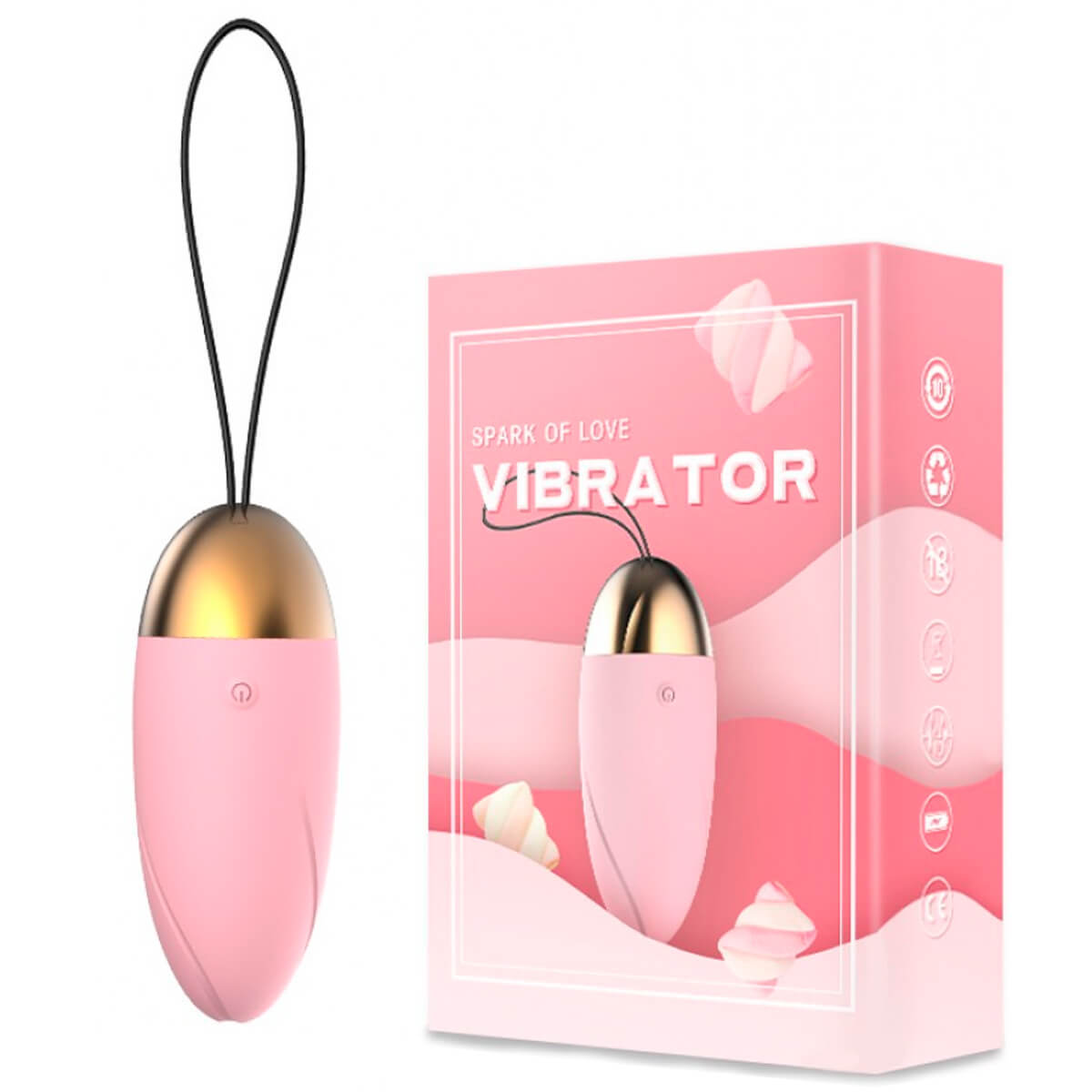 Vibrator Bullet Massageador Revestido em Silicone 10 Vibrações Miss Collection