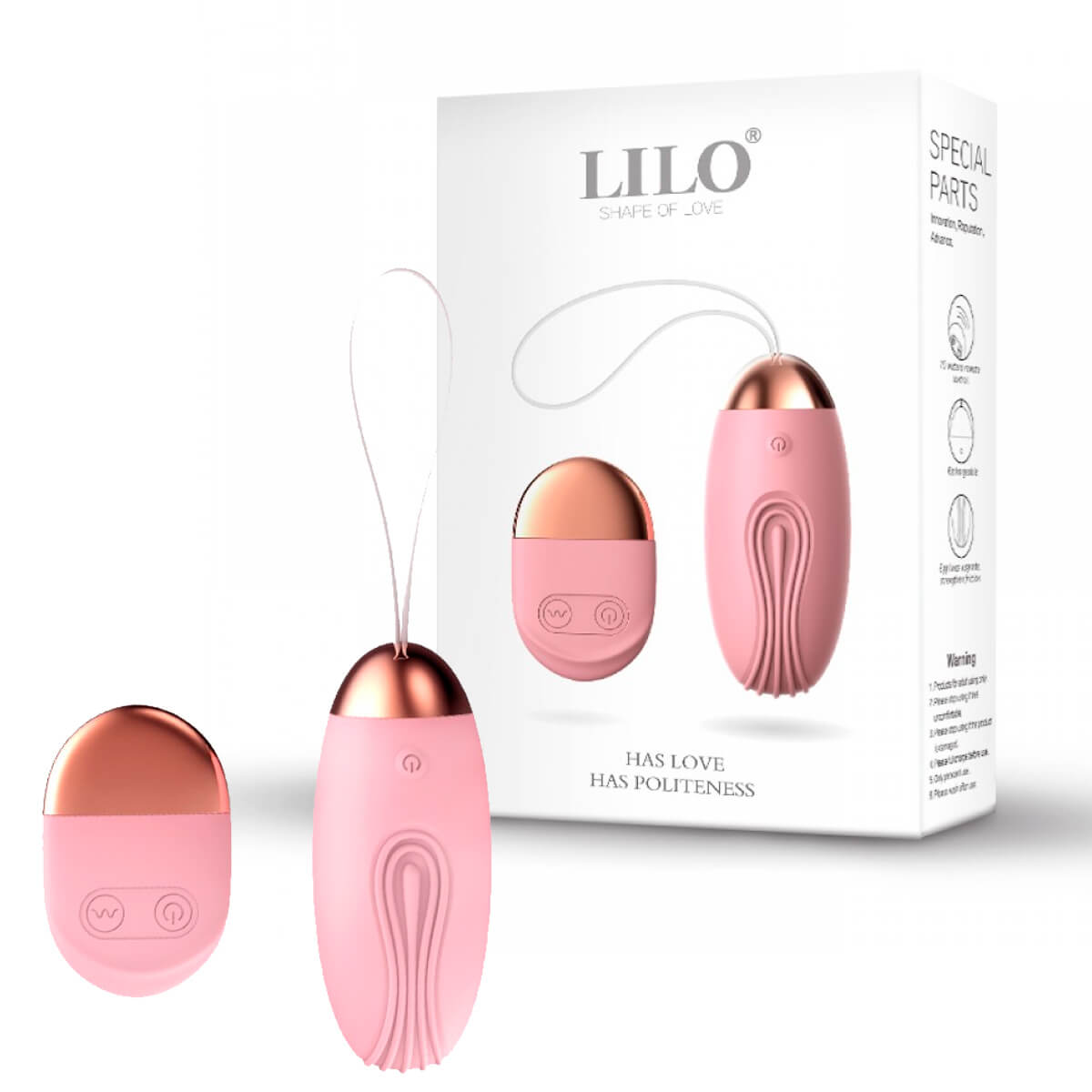 Lilo Shape of Love Vibrador Bullet com Controle Remoto Miss Collection Lilo Shape of Love Vibrador Bullet com Controle Remoto Miss Collection