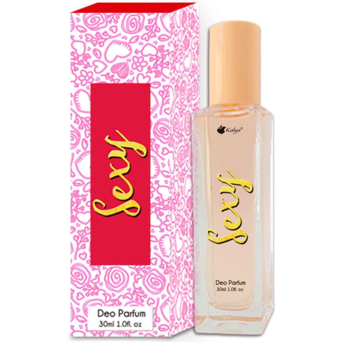 Sexy Deo Parfum Perfume com Estimulador de Feromônio 30ml Kalya