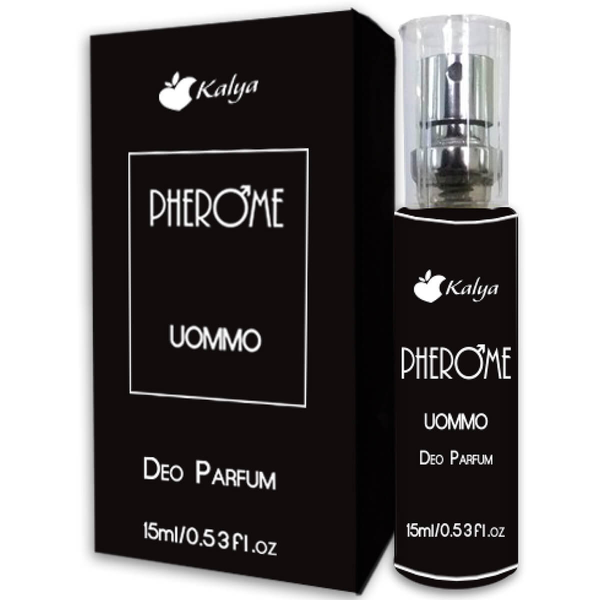 Pherome Uommo Perfume Masculino com Estimulador de Feromônio 15ml Kalya
