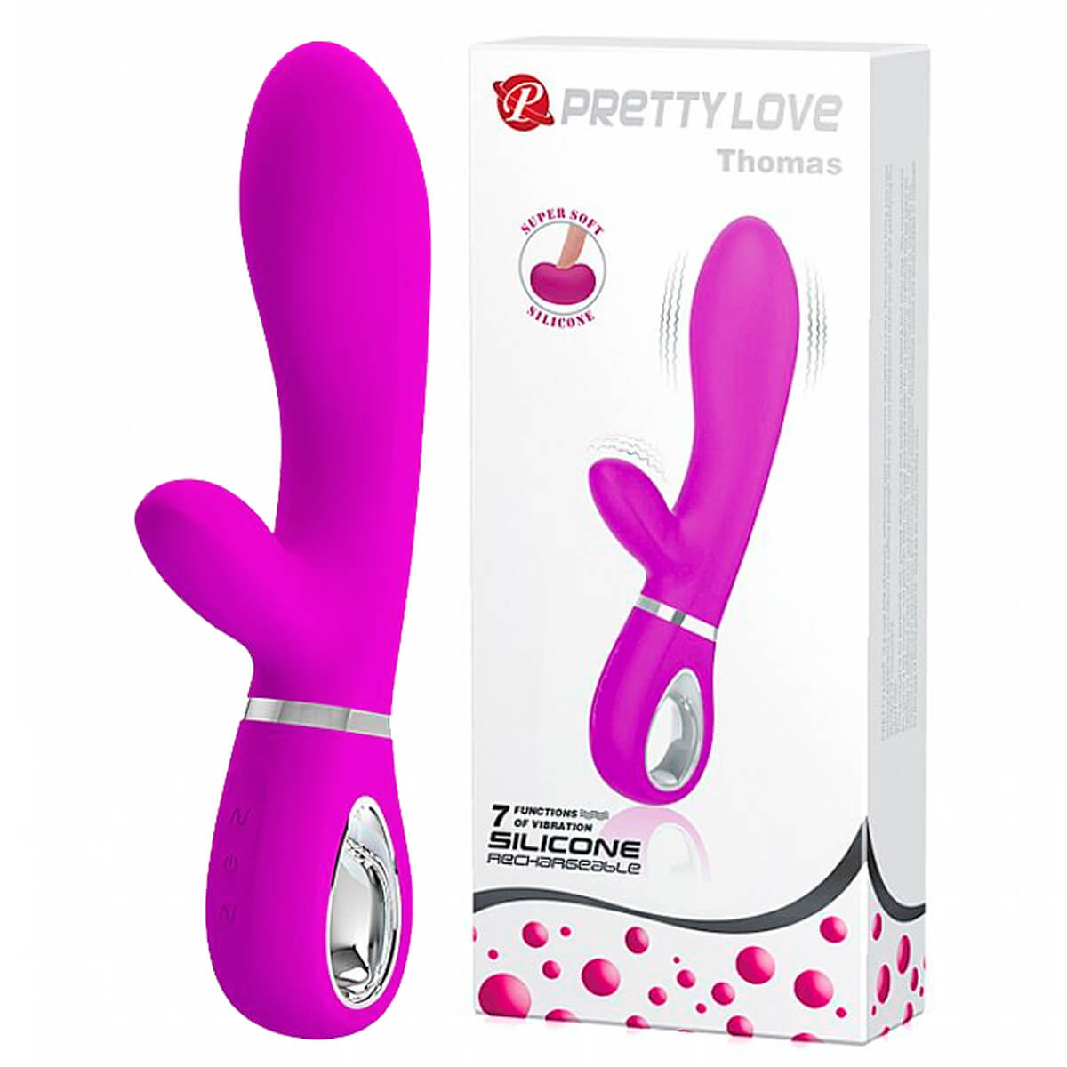 Pretty Love Thomas Vibrador de Ponto G com Estimulador Clitoriano Miss Collection Pretty Love Thomas Vibrador de Ponto G com Estimulador Clitoriano Miss Collection