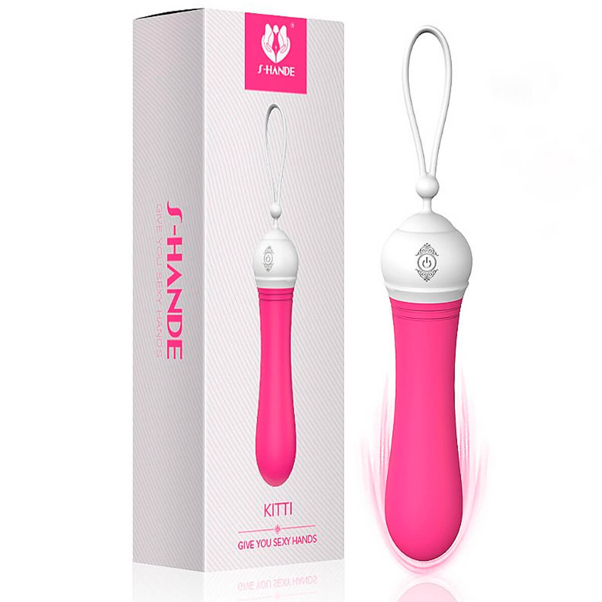S-Hande Kitti Massageador com 9 Vibrações Sexy Import S-Hande Kitti Massageador com 9 Vibrações Sexy Import