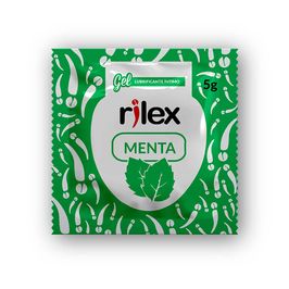 Gel Lubrificante com Aroma de Menta em Sachê 5g Rilex