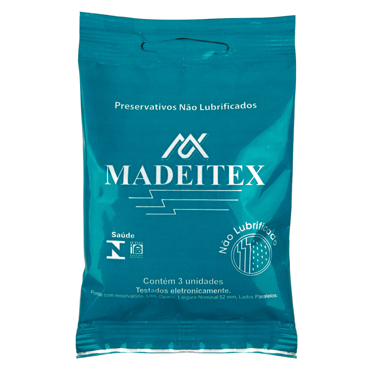 Preservativo Madeitex Não Lubrificado 3 Unidades Rilex Preservativo Madeitex Não Lubrificado 3 Unidades Rilex