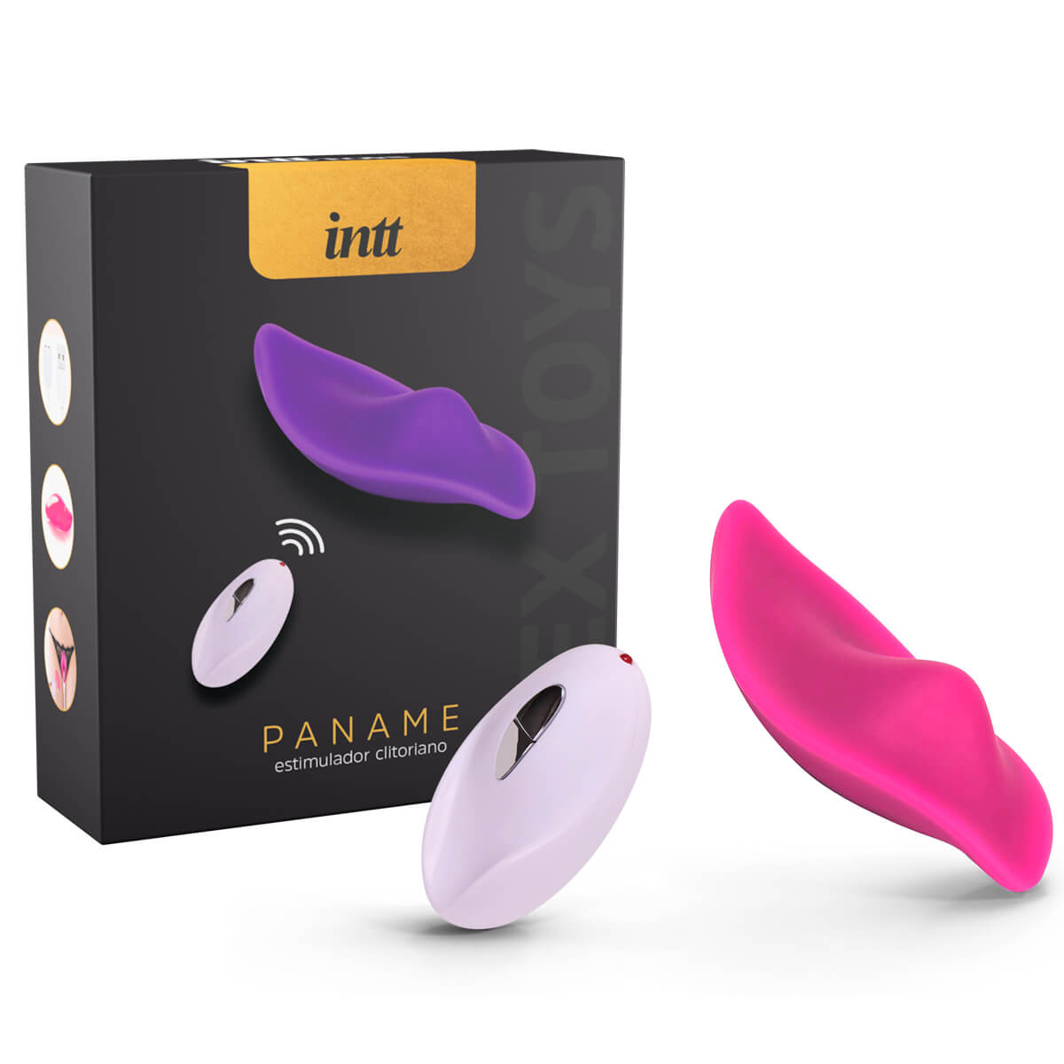 Paname Vibrador de Calcinha com 12 Vibrações em Silicone Intt Paname Vibrador de Calcinha com 12 Vibrações em Silicone Intt