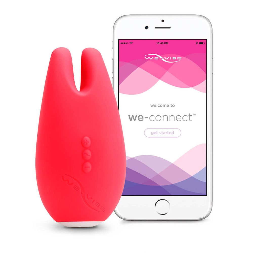 We-vibe gala estimulador de clitóris em silicone com 10 modos de vibração controlado por aplicativo - we-vibe gala estimulador de clitóris em silicone controlado por aplicativo