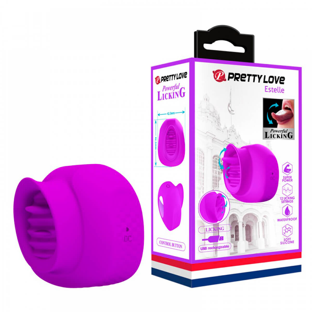 Pretty Love Estelle Estimulador Simulador Oral em Silicone Miss Collection Pretty Love Estelle Estimulador Simulador Oral em Silicone Miss Collection