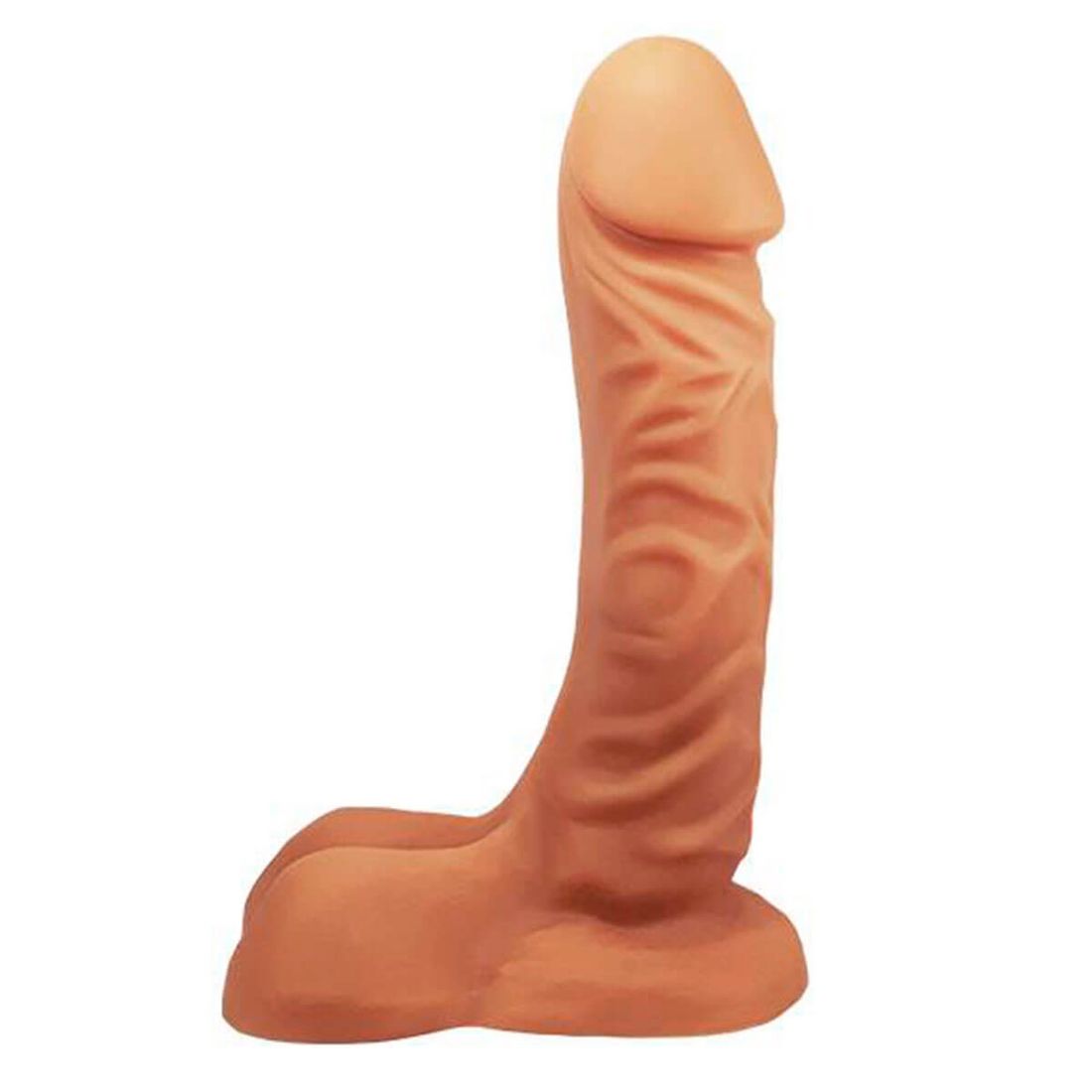  Prótese com Escroto Fogo da Paixão 19x4,5 cm Hot  Flowers