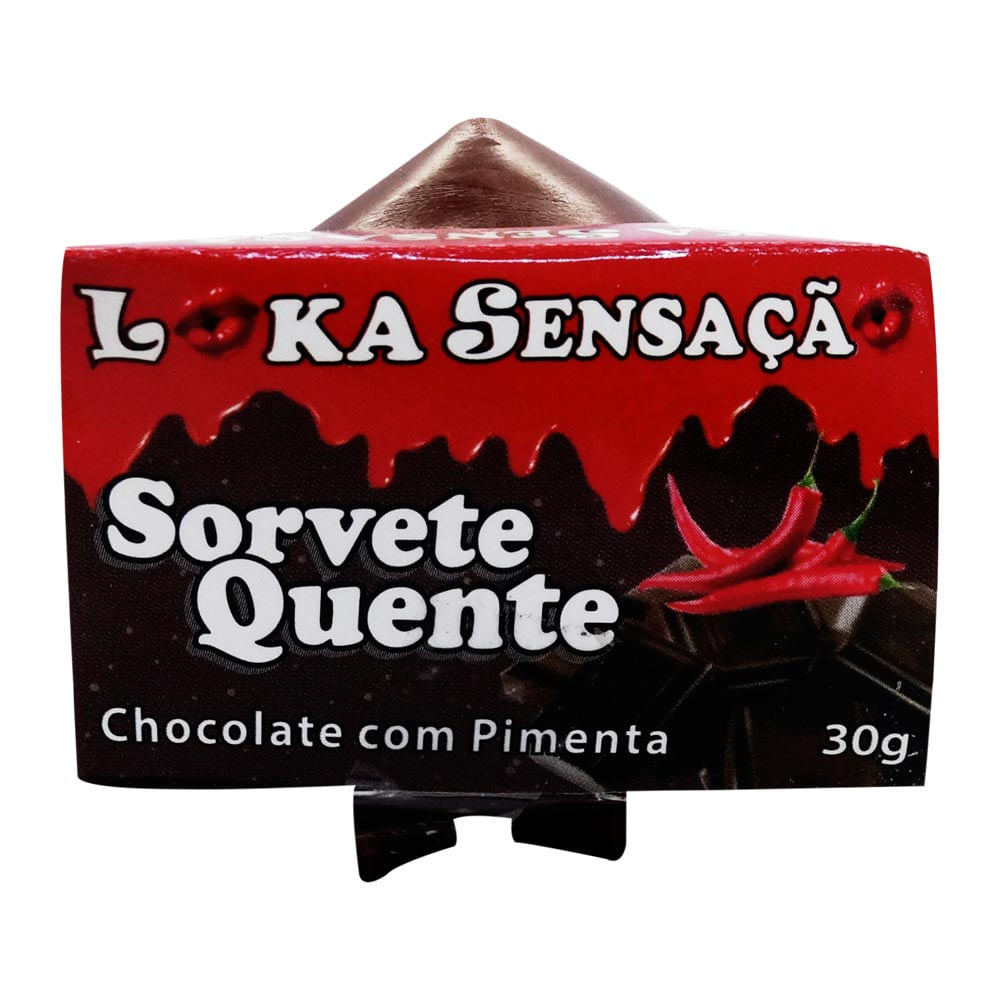 Sorvete Quente Sabor Chocolate com Pimenta Loka Sensação - Miess