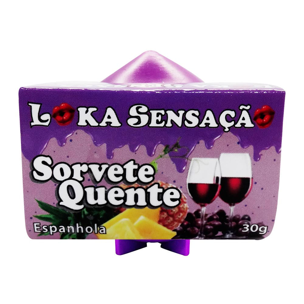 Sorvete Quente Sabor Espanhola Loka Sensação Sorvete Quente Sabor Espanhola Loka Sensação