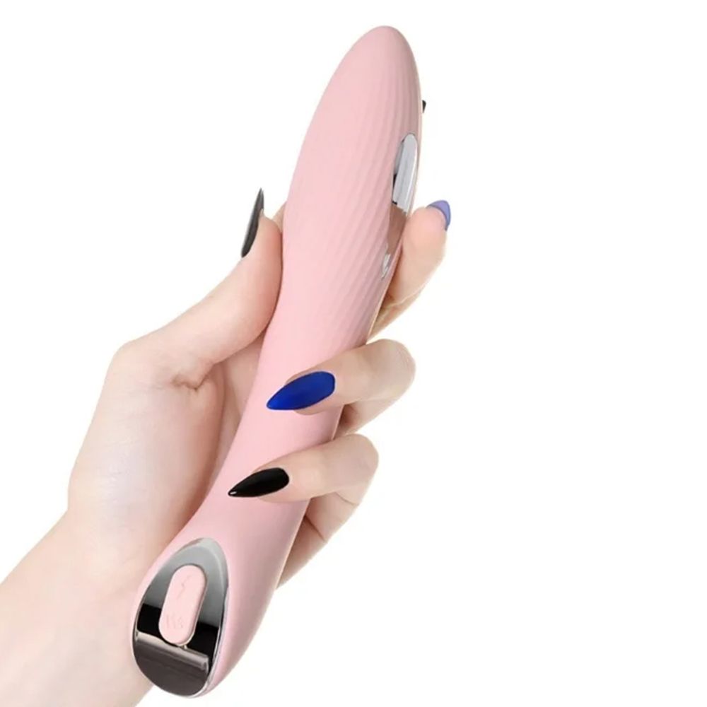 Vibrador com Eletroestimulacao Tesla G Point Rosa- GOZZE SEX SHOP