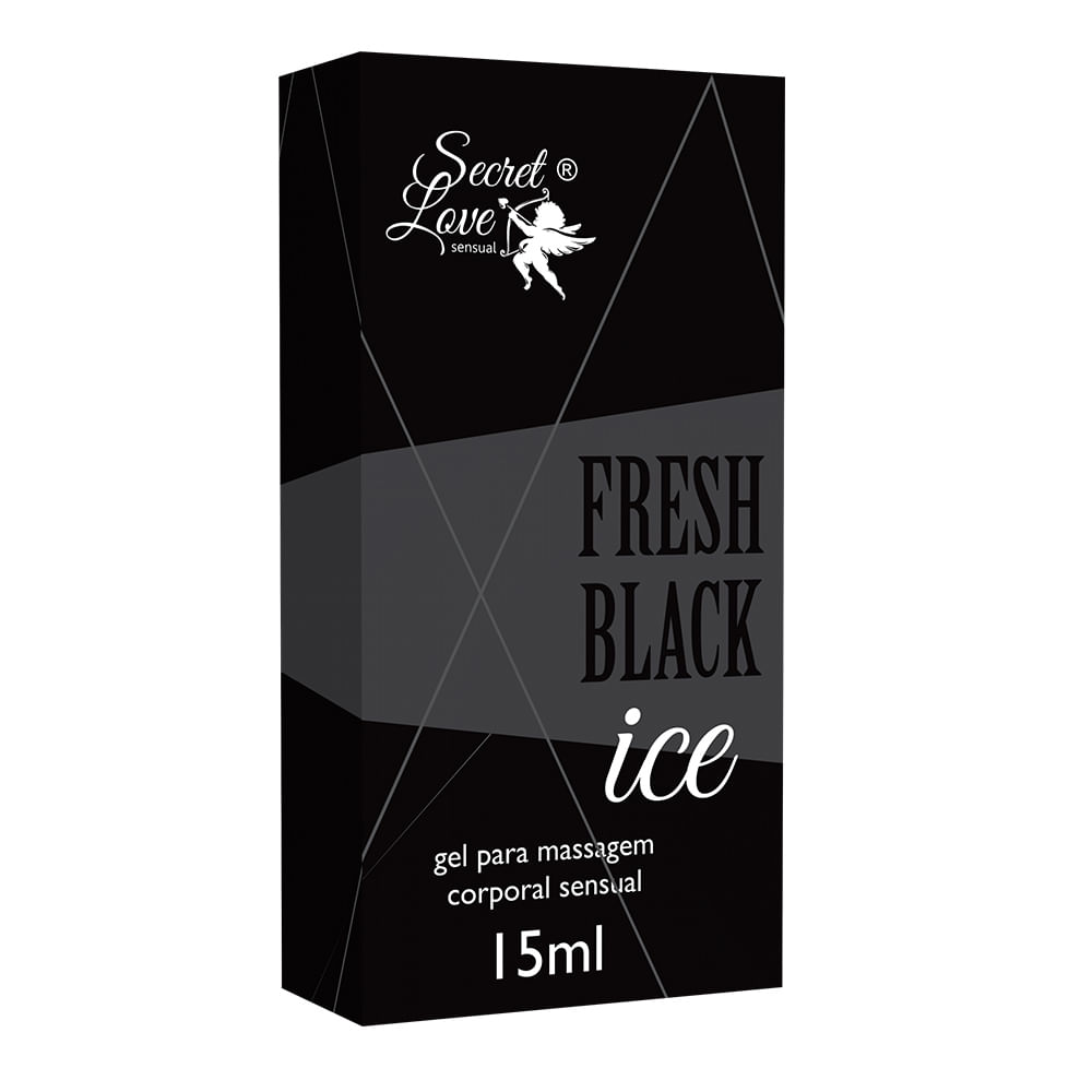 Fresh Black Ice Gel Térmico Beijável 15ml Secret Love