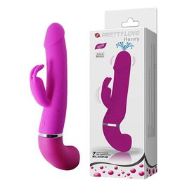 Pretty Love Henry Vibrador de Ponto G e Clitóris com 12 Vibrações e Spray de Água Miss Collection