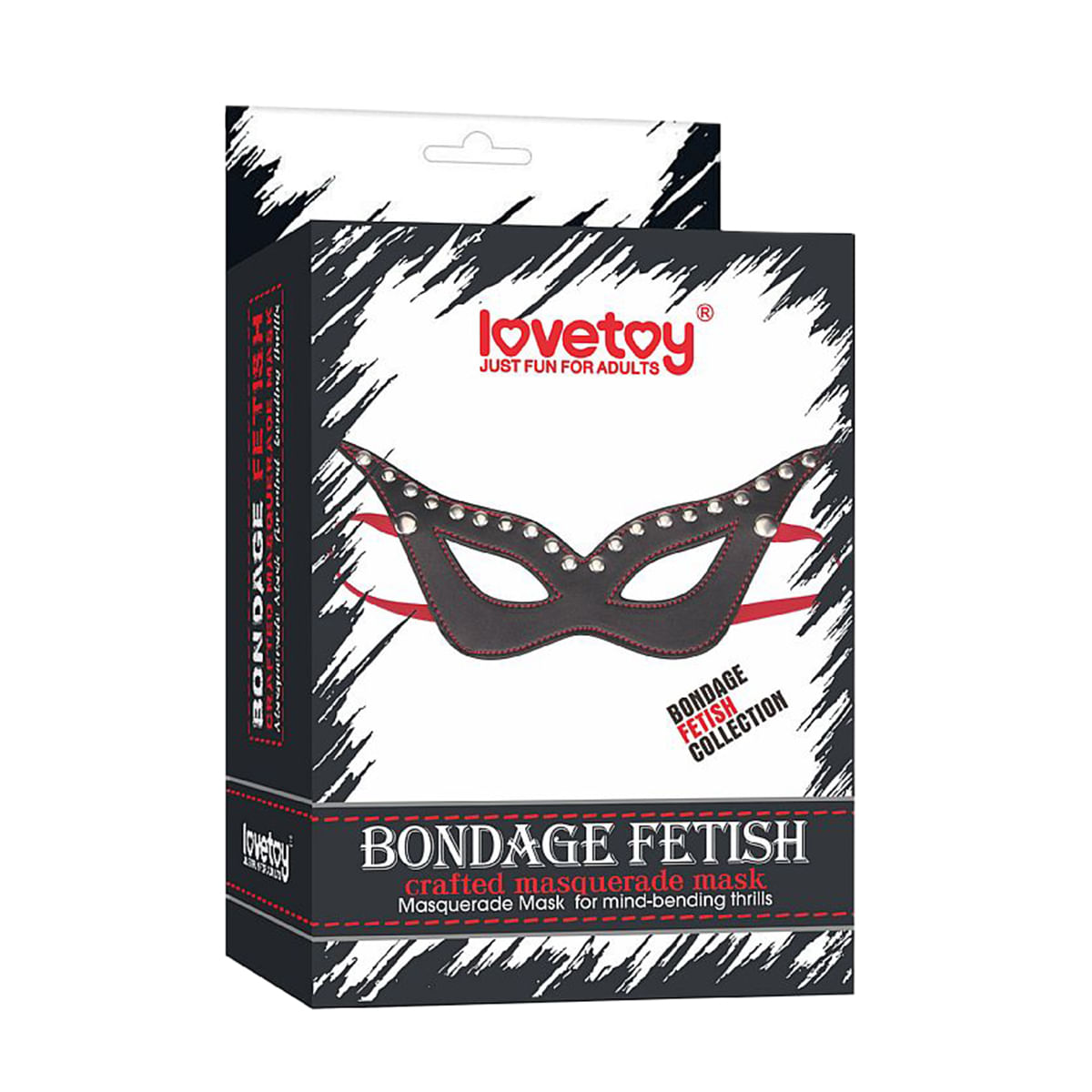 Lovetoy Bondage Fetish Máscara em Courvin Miss Collection