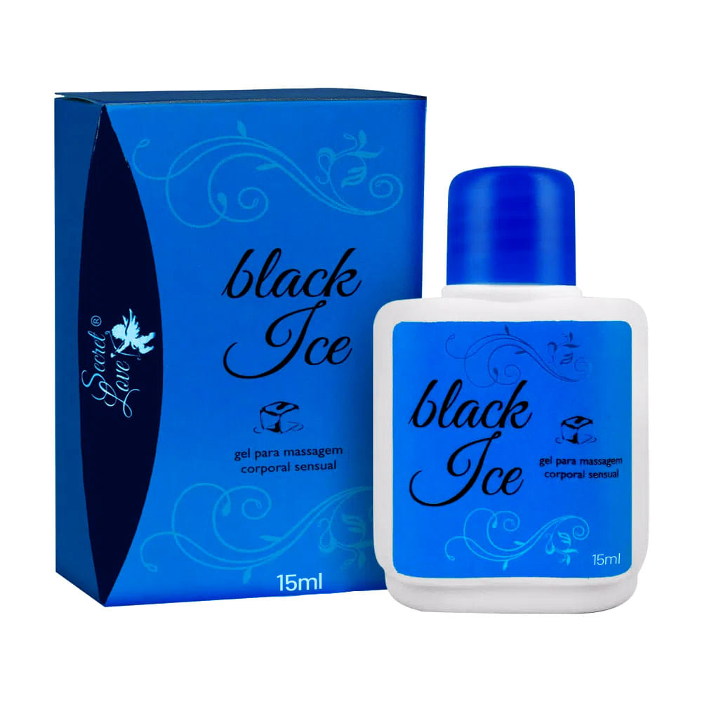 Black Ice Gel para Massagem Corporal Sensual 15ml Secret Love