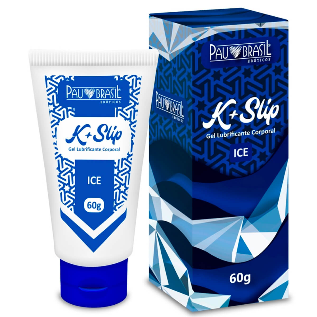 K+ Slip Gel Lubrificante Aromatizado Slip Ice 60 g Pau Brasil