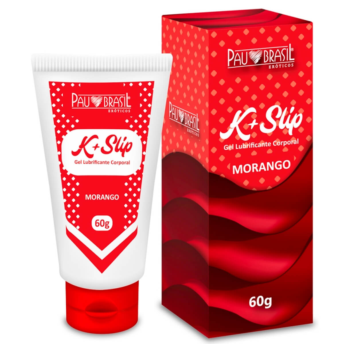 K+ Slip Gel Lubrificante Aromatizado 60g Pau Brasil K+ Slip Gel Lubrificante Aromatizado 60g Pau Brasil