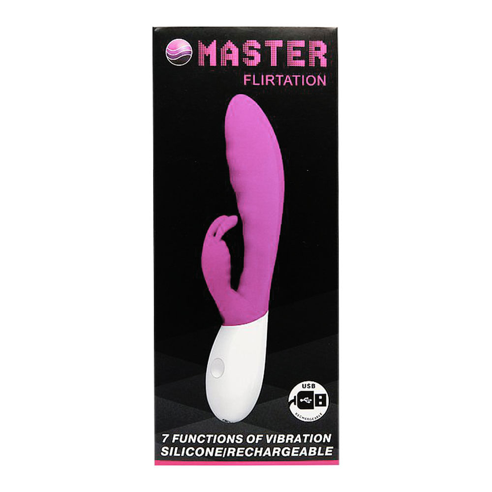 Master Flirtation Vibrador e Estimulador de Ponto G com 7 Vibrações Miss Collection