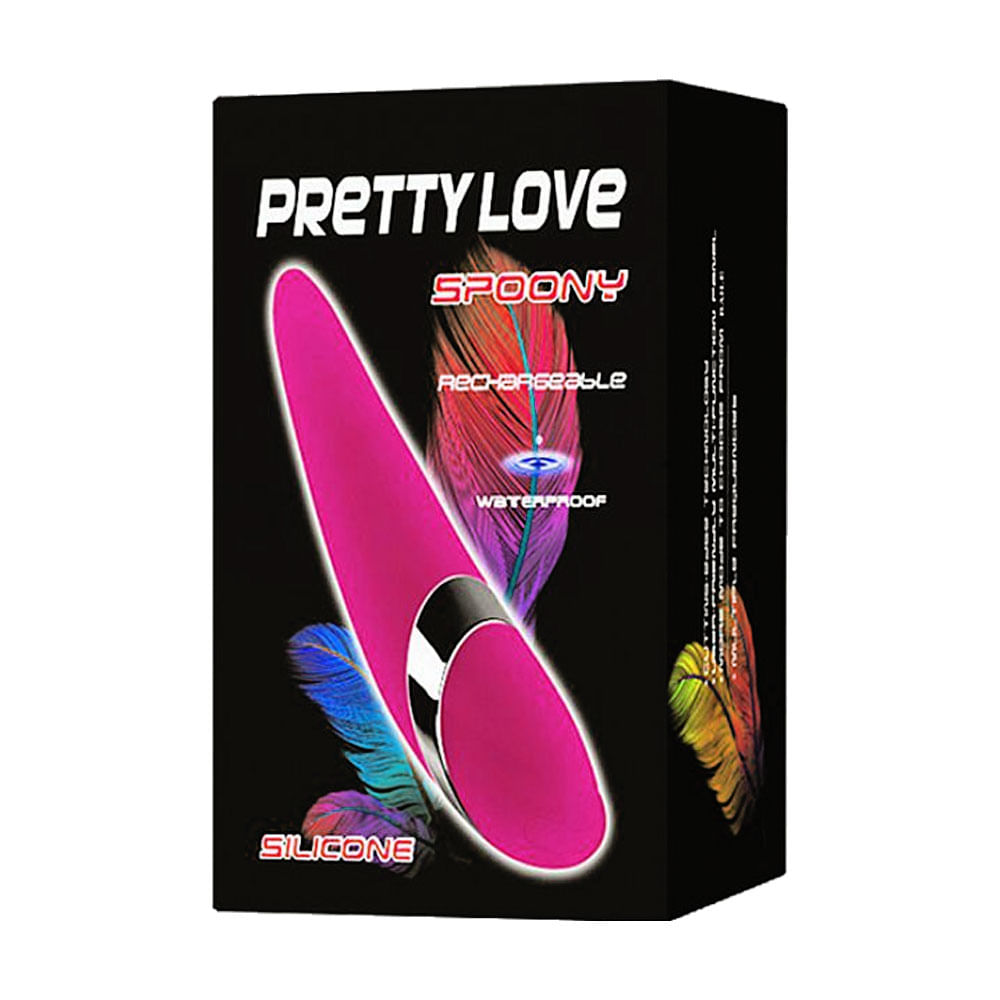Pretty Love Spoony Massageador e Estimulador de Clitóris com 12 Modos de Vibração Sexy Import
