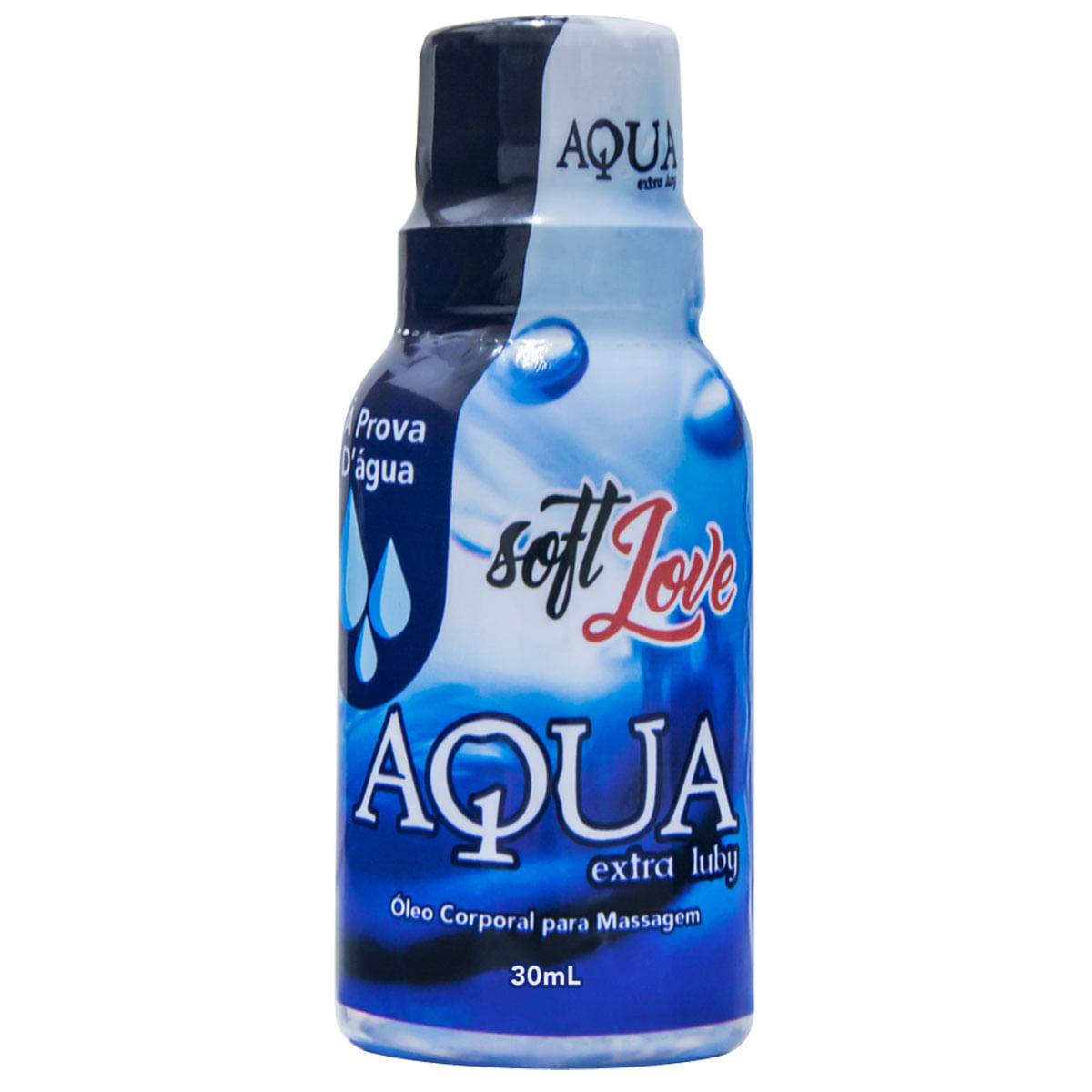 Aqua Extra Luby Loção para Massagem Siliconizado 30ml Soft Love