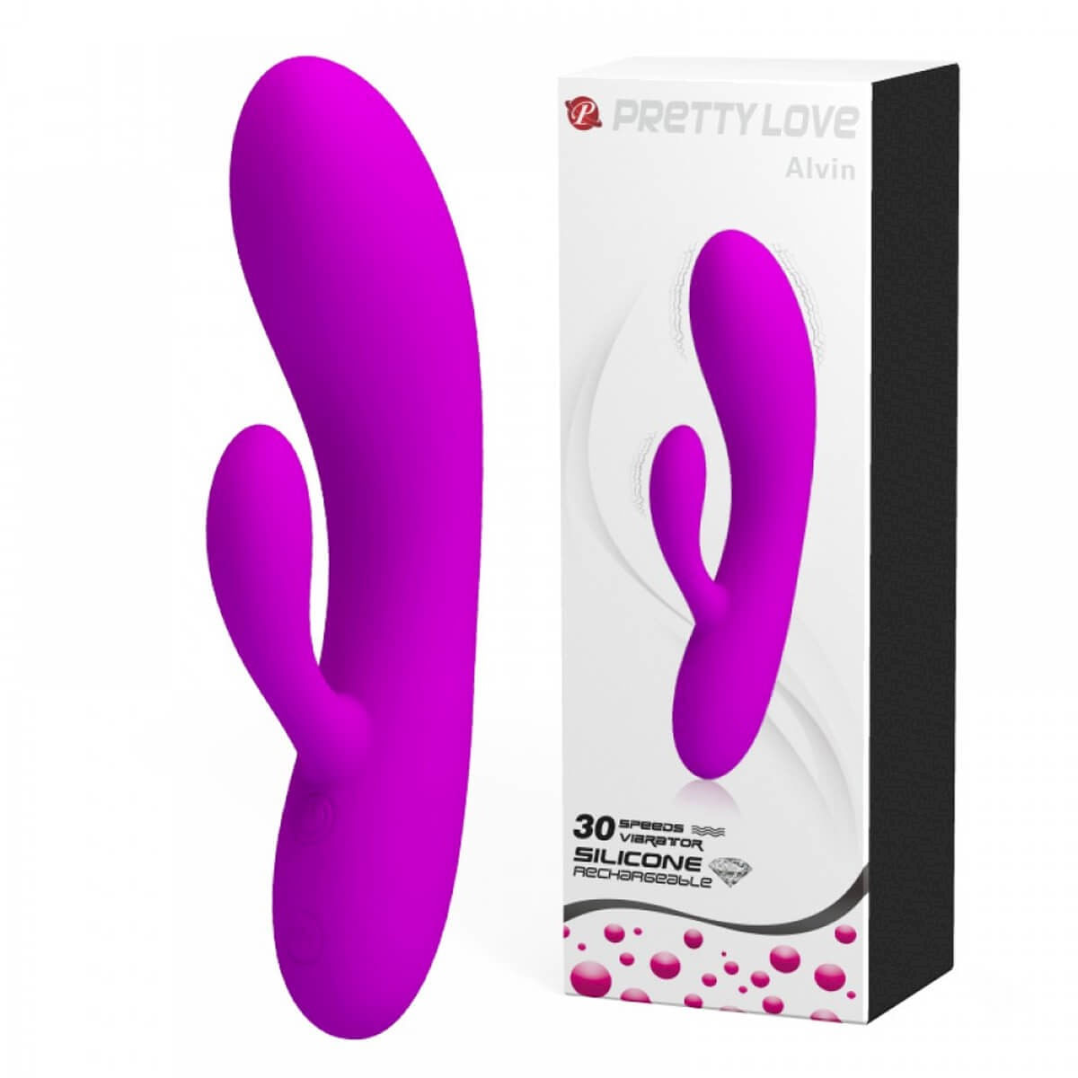 Pretty Love Alvin Vibrador Ponto G e Clitóris com 30 Modos de Vibração Sexy Import Pretty Love Alvin Vibrador Ponto G e Clitóris com 30 Modos de Vibração Sexy Import