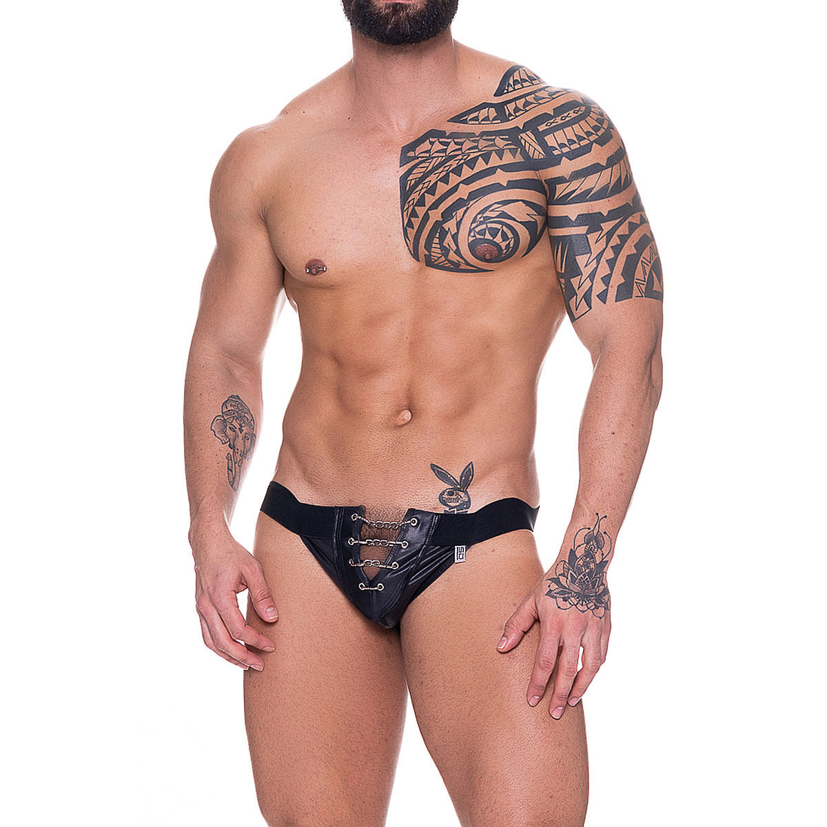 Cueca Jock com Corrente Frontal SD Clothing Cueca Jock com Corrente Frontal SD Clothing
