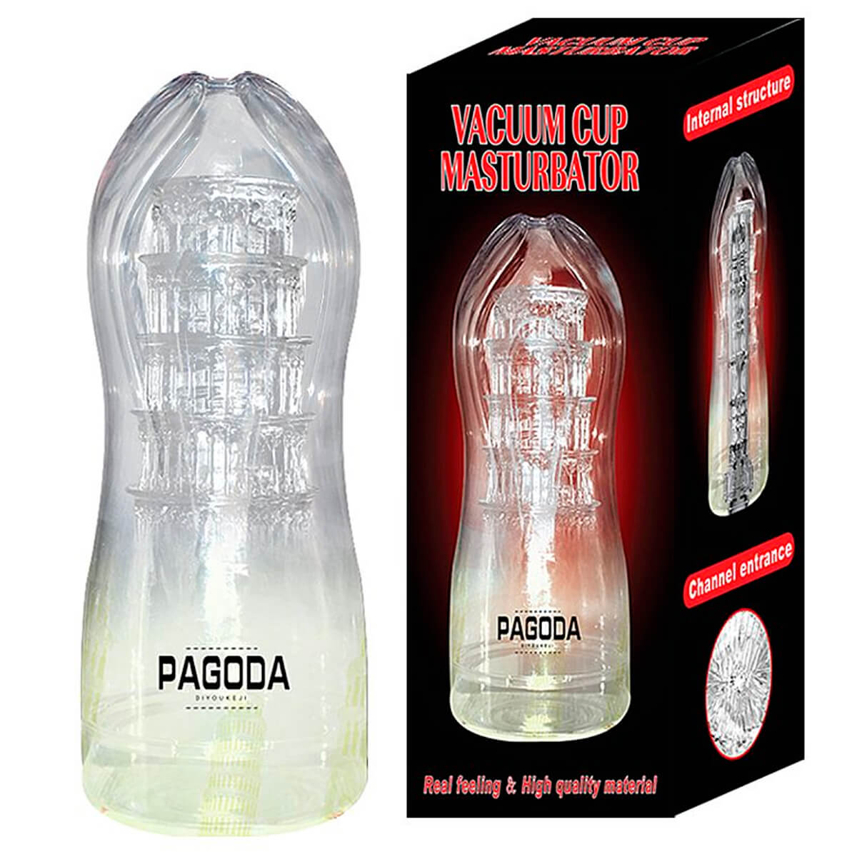 Pagoda Masturbador Lanterna Masculino em Cyberskin Sexy Import