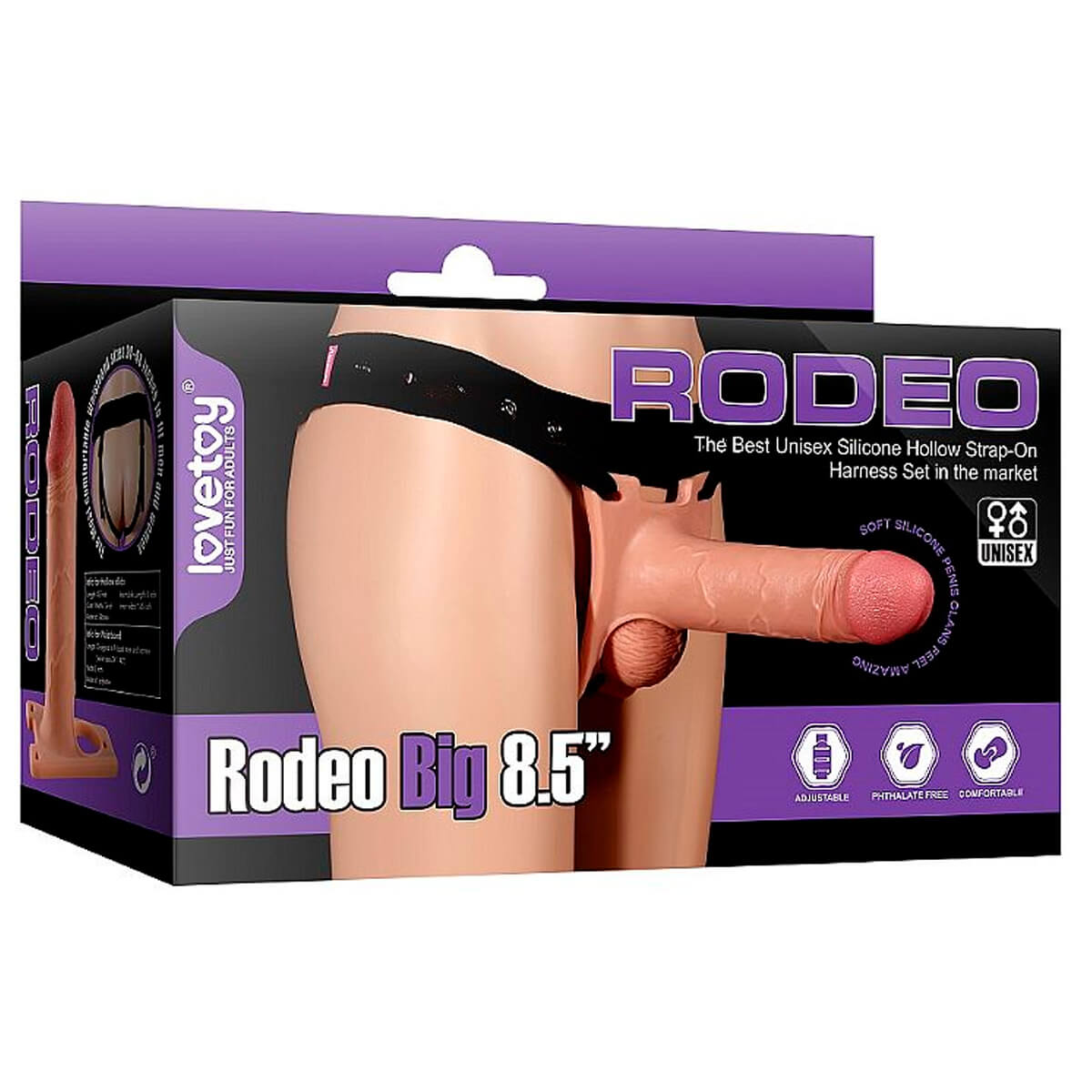 Lovetoy Rodeo G 8.5 Capa com Cinta Peniana 20x4,4 cm Miss Collection