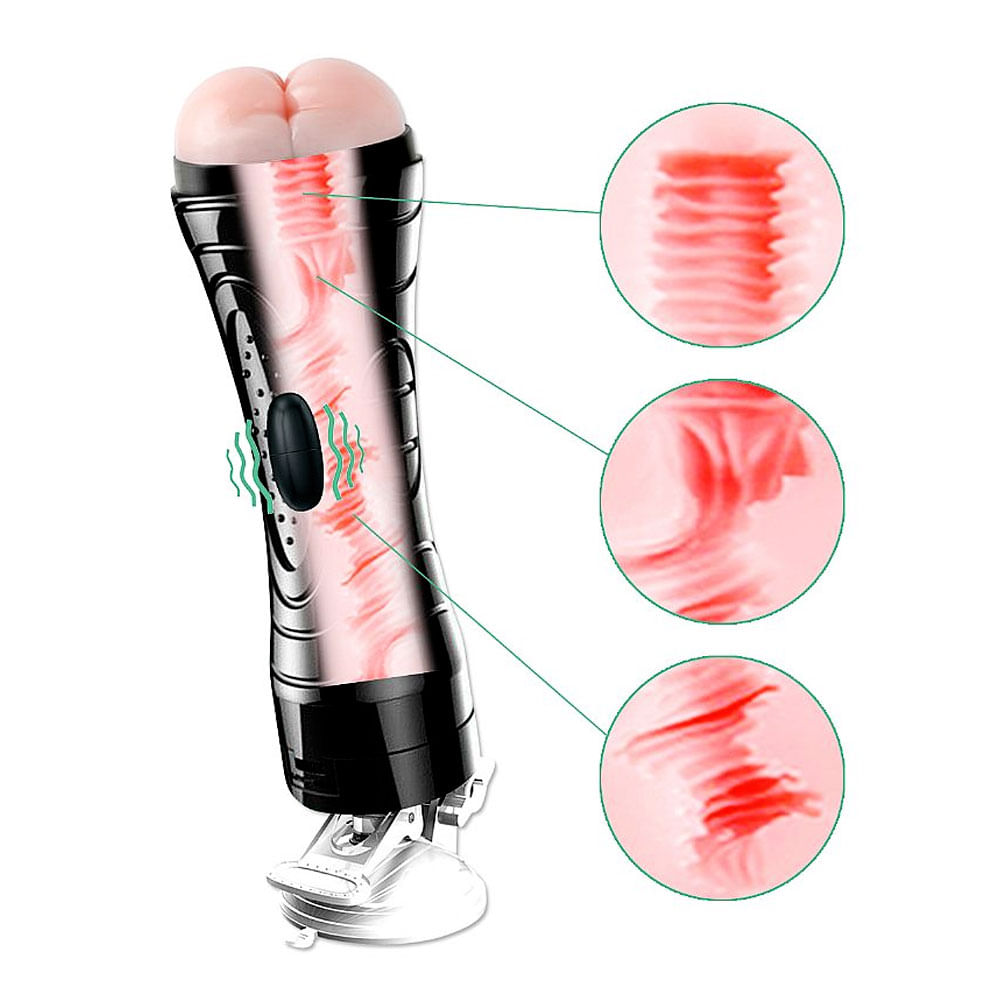 Bussy Vibration Masturbador Lanterna em Cyberskin Formato de Bunda Sexy Import