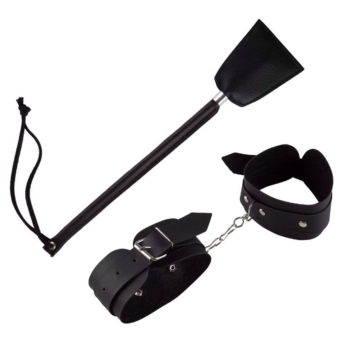 Kit Sensual Algema e Chibata Brasil Fetiche Kit Sensual Algema e Chibata Brasil Fetiche