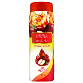 Sabonete Íntimo Líquido Feminino Aroma de Maça Hot 200ml Apinil